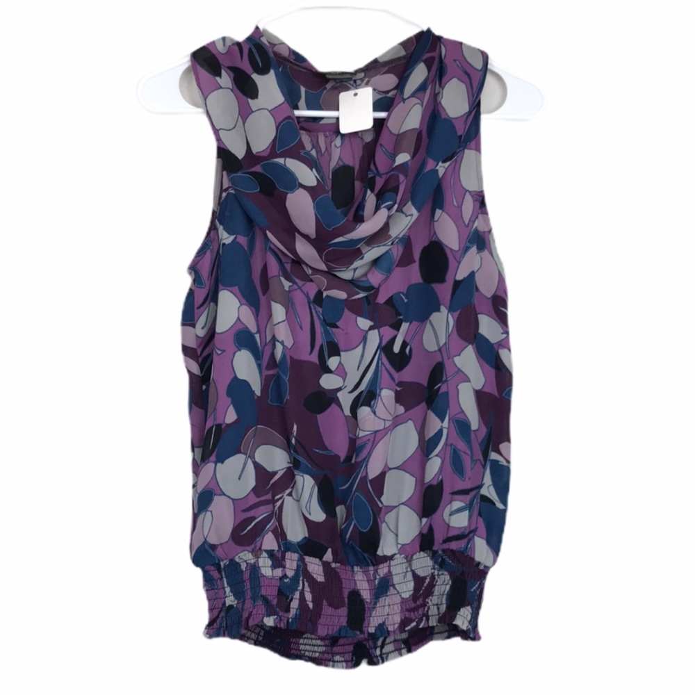 Ann Taylor Draped Cowl Neck Blouse Size XSP